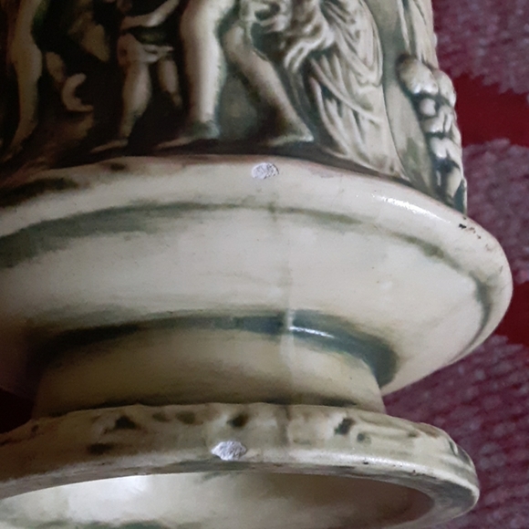 Antique Gothic Pitcher with Embossed Figures - Picture 5 of 8